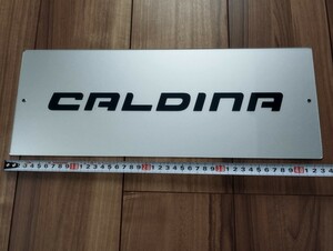 【超希少】カルディナ ST215W ST210 AT211 展示台 プレート ナンバー caldina トヨタ TOYOTA ディーラー