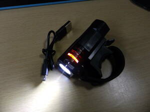 USB充電式　自転車ライト/前照灯　送220