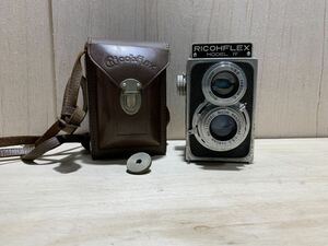 RICOHFLEX　リコーフレックス　MODEL IV　二眼レフカメラ　ケース付き　1:3.5 f=80mm