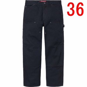 SUPREME 2024SS Double Knee Painter Pant 36 BLACK 新品 シュプリーム ダブルニーペインターパンツ 黒 ブラック