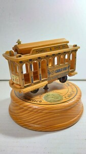 オルゴール POWELL Hyde Cable Car SanFrancisco Music Box ビンテージ オルゴール故障