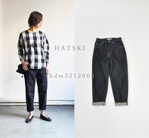 HATSKI ハツキ Loose Tapered Denim One Wash デニムパンツ