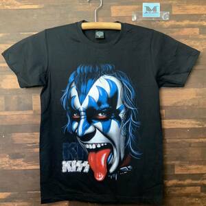 KISS キッス　Tシャツ　Mサイズ　ジーン・シモンズ　ロックバンド　半袖　両面プリント