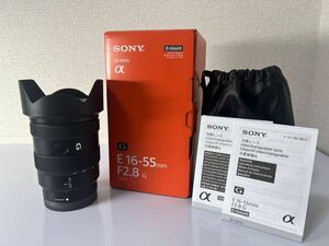 【極上美品】SONY E 16-55mm F2.8 G APS-C標準ズームレンズ SEL1655G