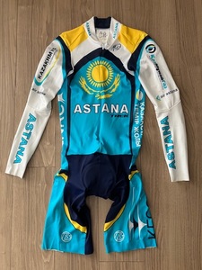 ASTANA アスタナ TTスーツ スキンスーツ 選手支給品 イタリアサイズ3（日本M相当）超希少 used　1000円スタート