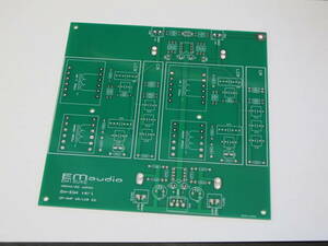 MC/MM両対応　ＯＰアンプ使用　LCR / CR型　RIAAフォノイコライザー基板 