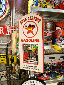 レッドスターガソリン　ウッドミラーボード アメリカ雑貨 アメリカン雑貨 壁掛け インテリア おしゃれな部屋 人気