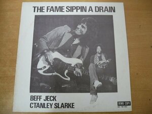 N3-209＜LP/美盤＞Jeff Beck & Stanley Clarke / The Fame Sippin A Drain