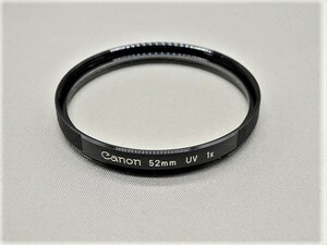 #1187fh ★★ 【送料無料】Canon uv 1x 52mm ★★