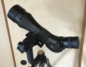 Nikon 82ED-A Monarch フィールドスコープ、MEP-30-60W 接眼レンズ。