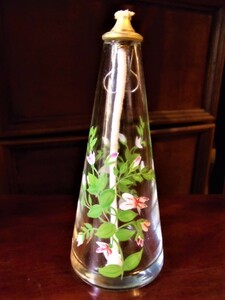 日本製　花柄　オイルランプ　未使用