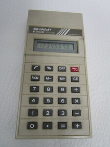 SHARP シャープ EL-219 電卓 昭和 レトロ