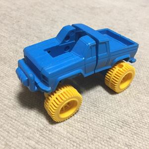 セレクト SELECT 1985 車のおもちゃ 玩具 組み立て式 当時物 昭和レトロ 作業車 青 ブルー トラック