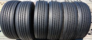 6本価格★パT7610■215/70R17.5 123/121J BRIDGESTONE R173 夏タイヤ★条件付送料無料★４本ほぼ未使用 地山 トラック 積載車 リブ