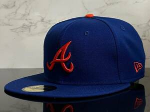 【未使用品】56D 訳あり★NEW ERA ニューエラ 59FIFTY×MLB アトランタ ブレーブス Atlanta Braves コラボ 帽子 CAP《SIZE7 3/4・61.5㎝》