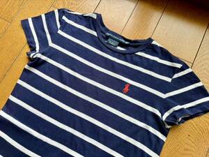 ハワイ購入★ラルフローレンスポーツ★ボーダー半袖Tシャツ XS 7号RALPH LAUREN SPORT