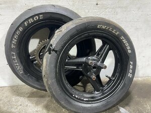 ホンダ NSR80 HC06-10036** フロント リア ホイール 前後セット 【E】A-327