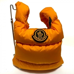 モンクレール MONCLER トートバッグ LEGERE TOTE MEDIUM(レジェール トート ミディアム) ナイロン オレンジ キルティング 美品 バッグ