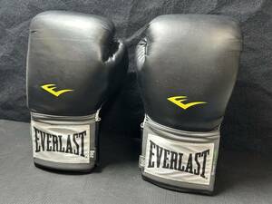 z191【新品・未使用】Everlast エバーラスト　プロスタイル　ボクシンググローブ/トレーニンググローブ　8OUNCES　黒