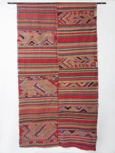 美品★100年前のラオスの古布　9　アンティーク刺繍布