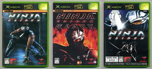 3品セット ニンジャ・ガイデン 初代 + ブラック + ファミ通特別付録 TECMO NINJA GAIDEN 初代Xboxで 忍者外伝 を極めたセットです。