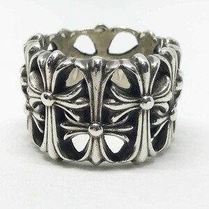 26号◆CHROME HEARTS クロムハーツ CEMETERY CROSS RING セメタリークロスリング 