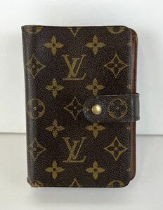 【SY14】 LOUIS VUITTON ルイヴィトン モノグラム ポルトパピエジップ 二つ折り財布 ウォレット 小銭入れ お札入れ SP0021 ブラウン系 財布