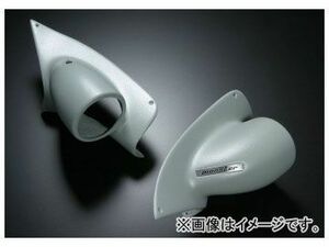 モンスタースポーツ ピラーメーターフード シングルφ60 FRP/グレー シボ塗装 3PPM15 ミツビシ ランサーEvo.X CZ4A