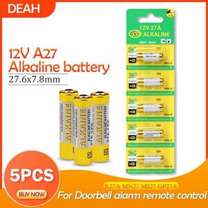 ◆業界最安値◆ 5個 アルカリ電池 12V 27A 5本 乾電池 電池