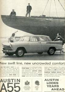 ◆1959年の自動車広告　オースチン　A55　AUSTIN
