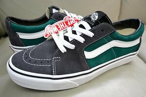 新品未使用 USA企画 VANS バンズ SK8-LOW スケートロー グリーン チャコール VN0A5KXDJGC 送料無料 US12 30センチ