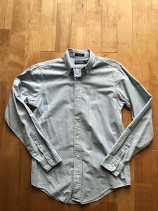 【希少・USA製・名作】Polo Ralph Lauren ポロ ラルフローレン ボタンダウンシャツ ボーイズサイズ16(ウィメンズS・メンズXS相当)B.Dシャツ