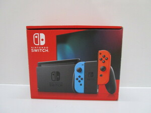 G0515-10Y/ 動作OK Nintendo Switch ニンテンドースイッチ本体 Joy-Con(L)ネオンブルー(R)ネオンレッド (2024年３月購入)