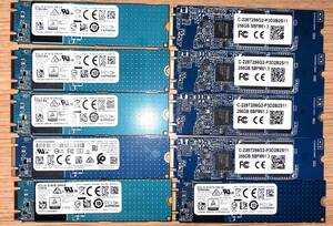 ☆1円スタート☆M.2 SSDいろいろ10枚セット 256GB8枚 128GB2枚(M.2 SATA/NVMe/256GB/128GB/2280)SSD10枚セット　□ジャンク・動作品□