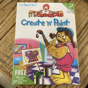 ヴィンテージ★マクドナルド　1997　バーディ　CREATE ’N’　PAINT　★レトロ、企業物、未開封