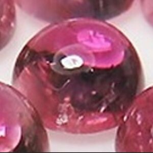 天然石ルース（裸石） ピンクトルマリン カボション（ラウンド） 【5mm】 　1個 !