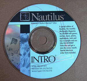 中古・CD-ROM・Apple CDーNautilus 