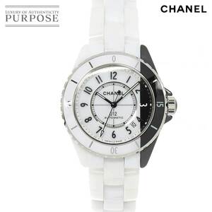 新品同様 シャネル CHANEL J12 パラドックス 38mm H6515 メンズ 腕時計 デイト ホワイト セラミック 自動巻き paradox 90192483