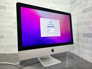 【現状品】管1A83 Apple iMac 21.5インチ デスクトップ A1418 CPU不明、HDD1TB、メモリー不明、起動OK 初期化済み