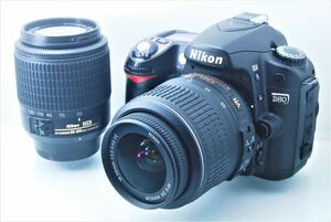 一眼レフカメラ 初心者 中古 一眼レフ Nikon D80 ダブルレンズキット 整備 センサークリーニング【中古】