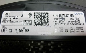 面実装 6回路バッファ SN74LS07NSR(40個) テキサスインスツルメンツ（T.I.） (出品番号088-40） 