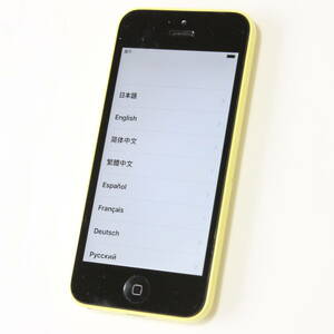 iPhone5c イエロー docomo 判定〇 ジャンク #18271 (2)