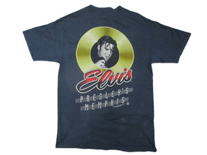 2000年製 E.P.Eオフィシャル ELVIS PRESLEY エルビスプレスリー Tシャツ ブルーグレー系 SIZE:M