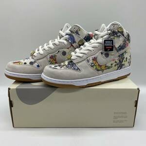 【27.5cm】新品 Supreme NIKE SB DUNK HIGH OG QS Rammellzee ナイキ シュプリーム ダンク ハイ ラメルジー (FD8779-100) 4524