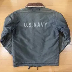 U.S.NAVY N-1 Blue DECK JACKET size36 実物