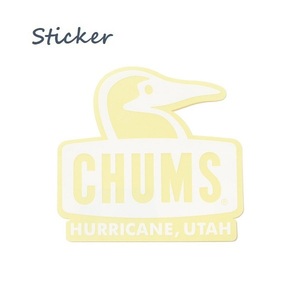 チャムス ステッカー Sticker CHUMS Booby Face WH CH62-1124 新品 防水素材