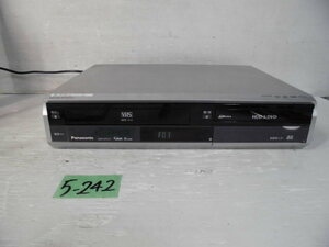 5-242♀Panasonic/パナソニック VHS一体型レコーダー DMR-XP21V 07年製♀