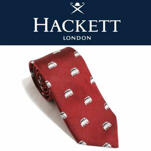 ハケットロンドン HACKETT LONDON ロンドン キャブCAB ドット柄 シルク100％ ネクタイ (Rust) 定価1.4万 英国製