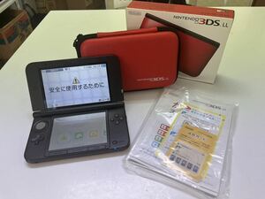 管32195 ニンテンドー3DS LL レッド×ブラック 赤 任天堂 Nintendo