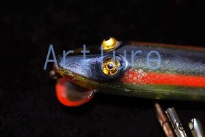 HEDDON VINTAGE FLOATING VAMP SPOOK,GLASS EYE,TOILET SEAT RIG,希少蒐集家向け